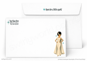 Bride of Frankenstein – It’s Electric Retro Pinup Monster Halloween Card