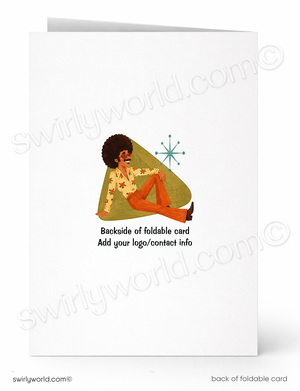 It’s Groovy Mid-Century Retro Business Thank You Card
