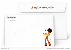 It’s Groovy Mid-Century Retro Business Thank You Card