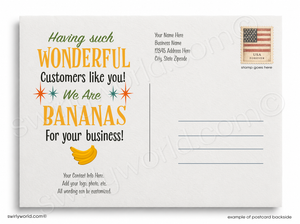 It’s So Very Appealing Funny Banana Business Thank You Postcard