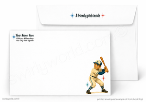 I’ve Got My Eye on the Ball Baseball Sales Promotion Card