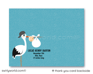 All-Star Sports 'It's a Boy' Baby Shower Invitation and Thank You Card Bundle