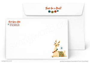 Llama Just Say Business Thank You Greeting Card