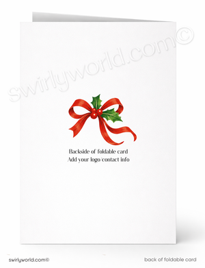 1950s Vintage Christmas Cards – Mid Century Holiday Cards With Starbursts & Classic Elements