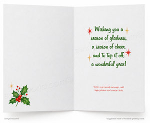 1950s Vintage Christmas Cards – Mid Century Holiday Cards With Starbursts & Classic Elements