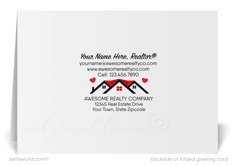 Cherished Home Valentine Card - A Realtor's Touch of Gratitude and Affection