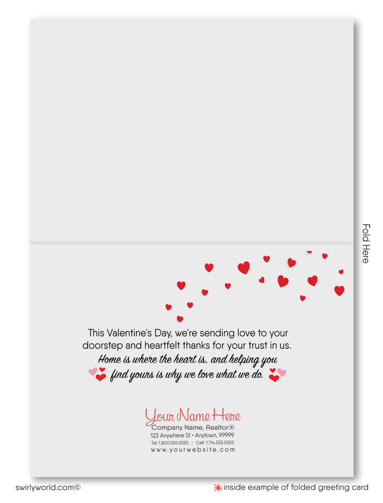 Cherished Home Valentine Card - A Realtor's Touch of Gratitude and Affection
