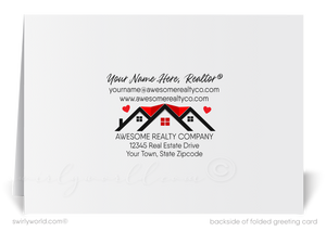 "Home is Where the Heart Is" Valentine's Day Greeting Cards for Realtors®