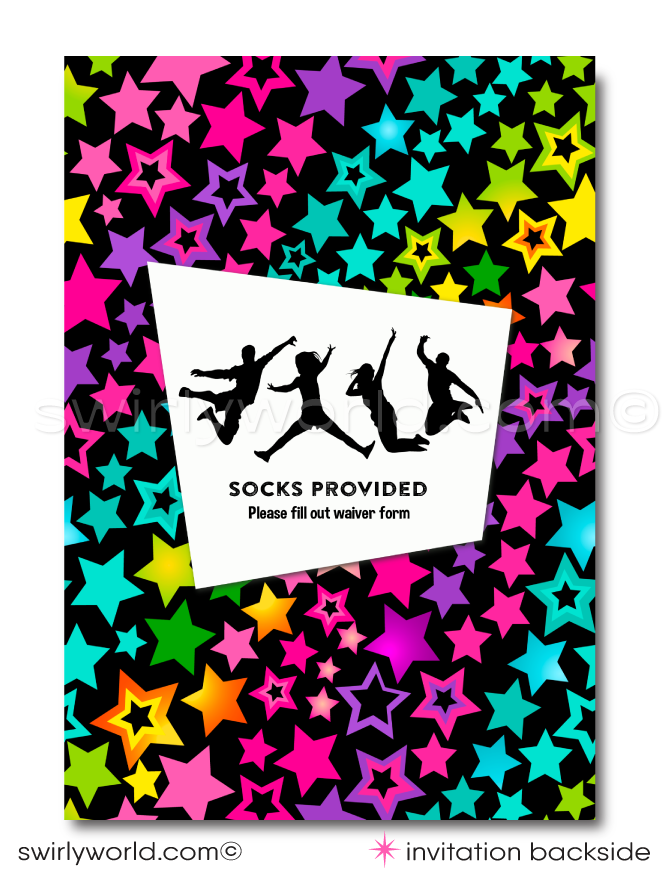 sky-zone-bounce-house-trampoline-party-invitation-set-customizable-d-swirly-world-design for Free Printable Bounce House Birthday Invitations Sky Zone Bounce House Trampoline Party Invitation Set - Customizable D - swirly-world-design for Free Printable Bounce House Birthday Invitations