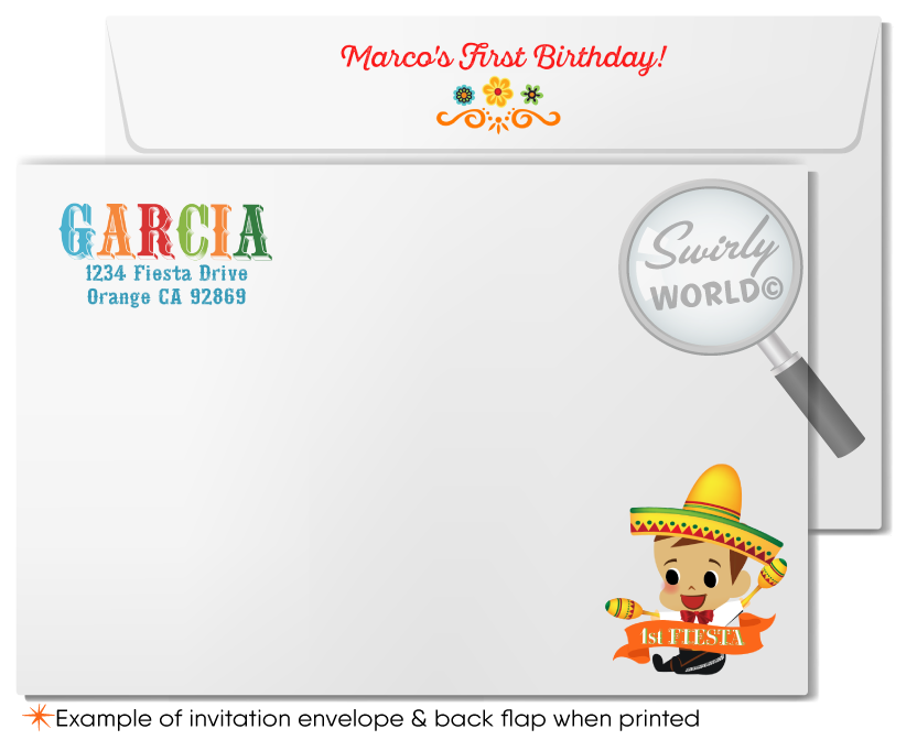 Celebrate with our Papel Picado Fiesta 1st Birthday Invitation! 🌟🎉 Tailored for your little muchacho's big day, featuring vibrant colors, retro Mexican fonts, and fiesta paper flags. Printed on high-quality card stock and shipped to your door. Perfect for an unforgettable celebration!