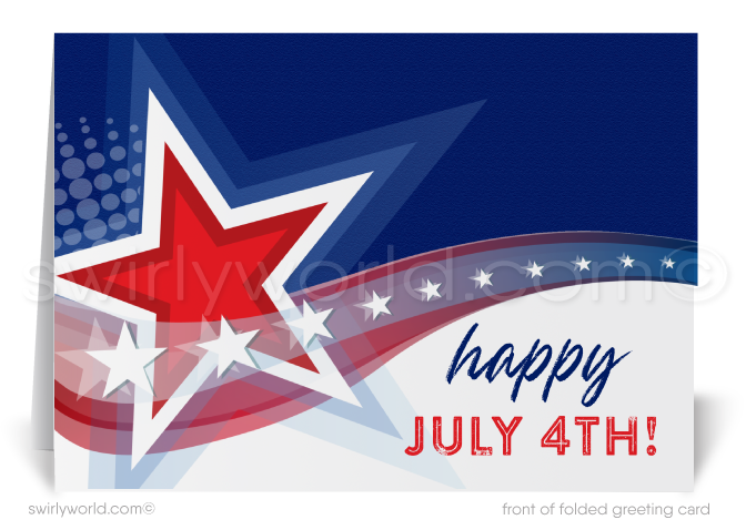 Fourth 4th of July Independence Day Digital Greeting Cards