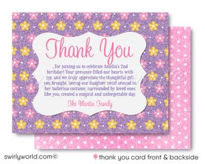 Tiny Dancer Ballerina Ballet Girl Dance Birthday Party Invitation Digital Download
