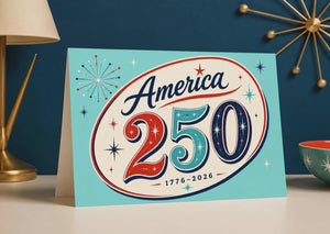 Vintage 4th of July Cards – 250 Year Celebration - MCM Patriotic Independence Day Greetings