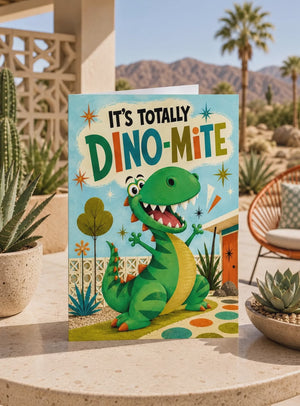 Business Thank You Cards | Cute Customer Dinosaur Thank You Cards With Humor