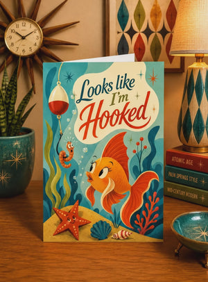 Funny Thank You Cards | Business Customer Appreciation With Vintage Fishing Design