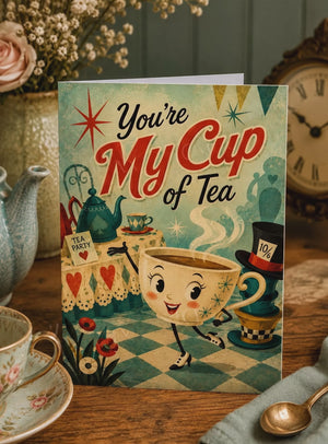 Thank You Cards | Humorous Business Appreciation Card - Cup of Tea Theme