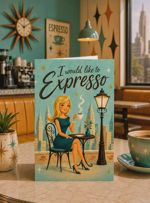 Women in Business Thank You Cards - Custom Coffee Themed Greeting Cards