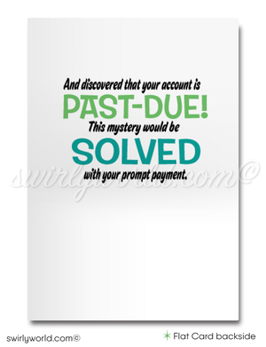 Private Detective Bill Collection Greeting Card Digital Image Download