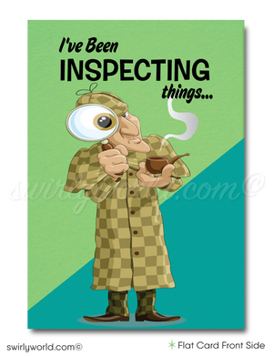 Private Detective Bill Collection Greeting Card Digital Image Download