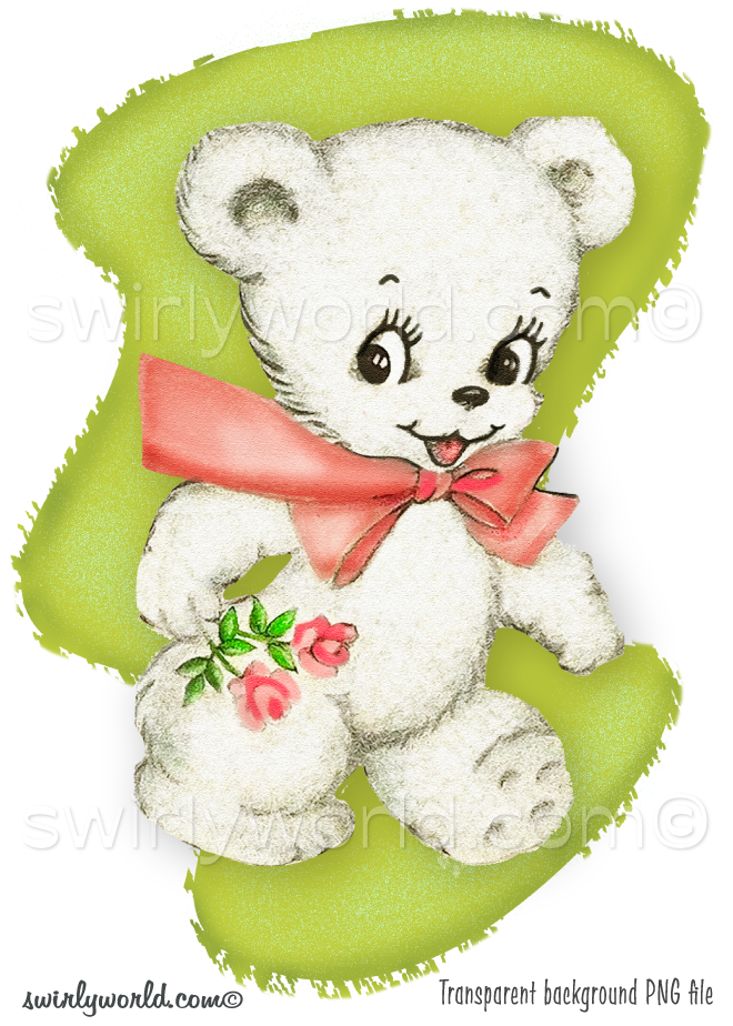 Vintage Kitschy Mod Spring Easter Animals Clipart – 1940s-1950s Mid-Century PNG Bundle – Digital Downloads