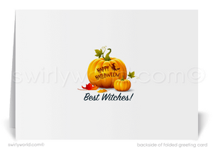 Whimsical Happy Halloween Client Printed Greeting Cards from your Neighborhood Realtor®
