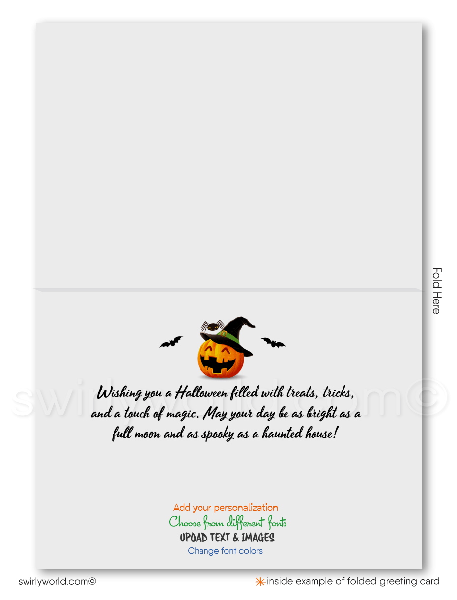 Spooky Haunted House Printed Halloween Greeting Cards from your Neighborhood Realtor®