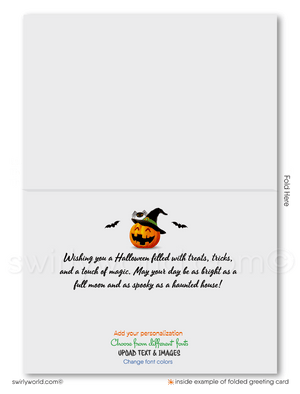 Spooky Haunted House Printed Halloween Greeting Cards from your Neighborhood Realtor®