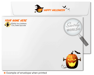 Spooky Haunted House Printed Halloween Greeting Cards from your Neighborhood Realtor®