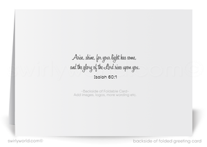 Religious Easter Card – Cross Silhouette in Vibrant Egg, Retro Mid-Century Vintage-Inspired Design