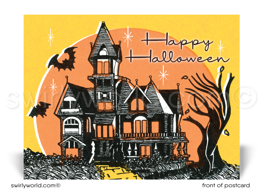 Digital Halloween Postcards