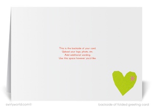 Retro 1960s MCM Mod Valentine’s Card - Mid-Century Modern Heart & Starburst Design