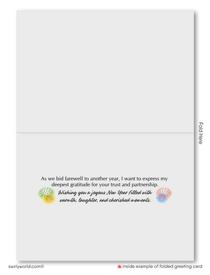 2025 Digital New Year Greeting Cards for Realtors and Real Estate Agents – Spread Joy!