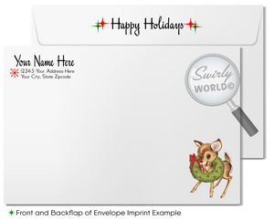 Vintage 1950s Mid-Century Holiday Cards with Kitschy Angel, Candle & Retro Starbursts