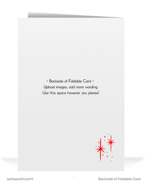 Vintage 1940s Midnight Kiss New Year's Greeting Card – Romantic Couple, Confetti, and Timeless Retro Design