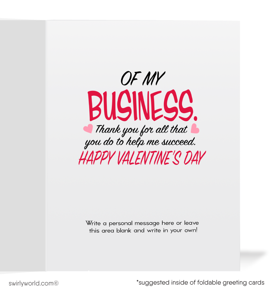 Shop 1950s-style Valentine’s cards! Featuring a shy kitten with a red bow and heartwarming message, set against a playful pink backdrop with retro starbursts.