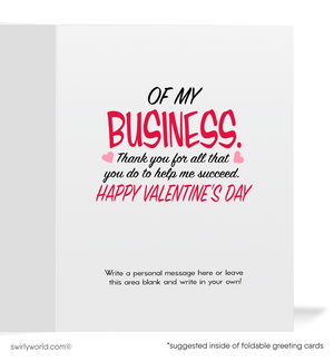 Vintage Kitschy Kitten Vintage Valentine’s Card - 1950s Retro Starburst Design