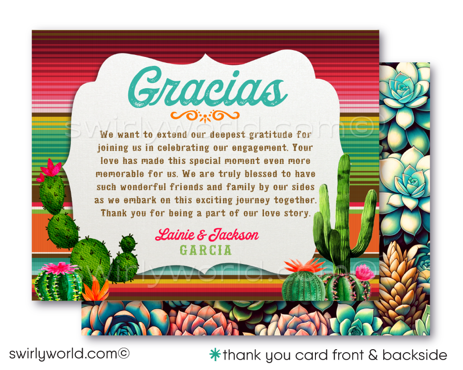 "Taco Bout Love" Fiesta Papel Picado Paper Flags Engagement Invitation Digital Download Bundle