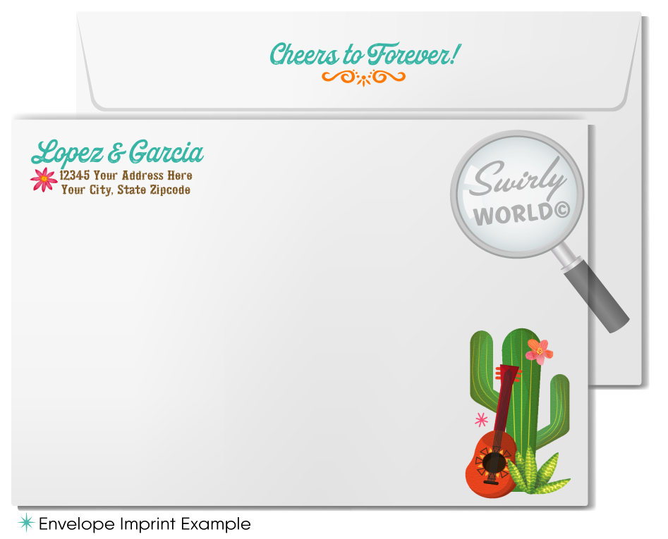 "Taco Bout Love" Fiesta Papel Picado Paper Flags Engagement Invitation Digital Download Bundle