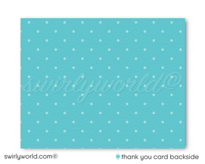 Precious Delivery Stork Retro Modern Cute Baby Boy Couple's Shower Invitations