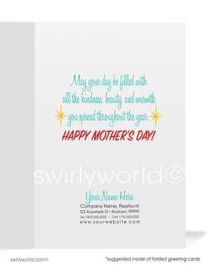 Vintage Mother's Day Card - First Class Mom | Premium Print | 1940s-50s Style