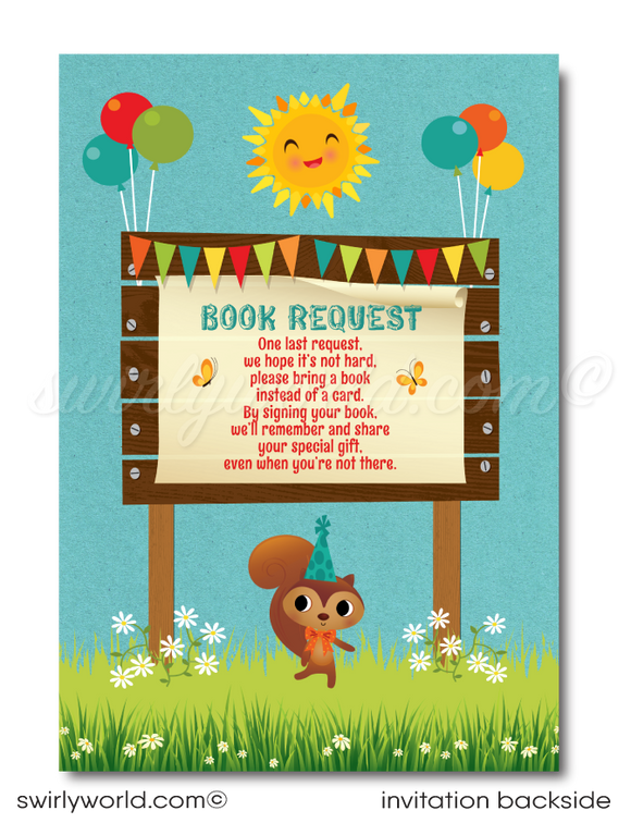 Welcome to a world of whimsy with our Retro Kitschy Forest Friends 1st Birthday Invitation Set. Featuring adorable baby forest animals and rustic charm, this gender-neutral set includes high-quality invitations, thank you cards, and envelopes. Perfect for a magical celebration of your little one's milestone year.