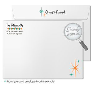 Mid-Century Modern Engagement Invitation – Retro "Mad Men" Style Digital Download