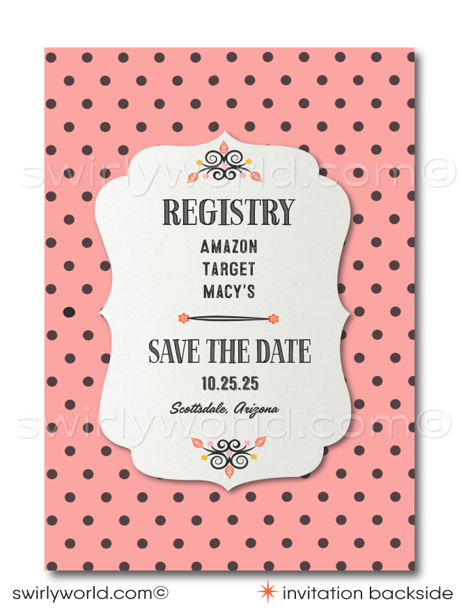 Vintage Cake Romantic "Love Birds" Unique Printed Engagement Party Invitations