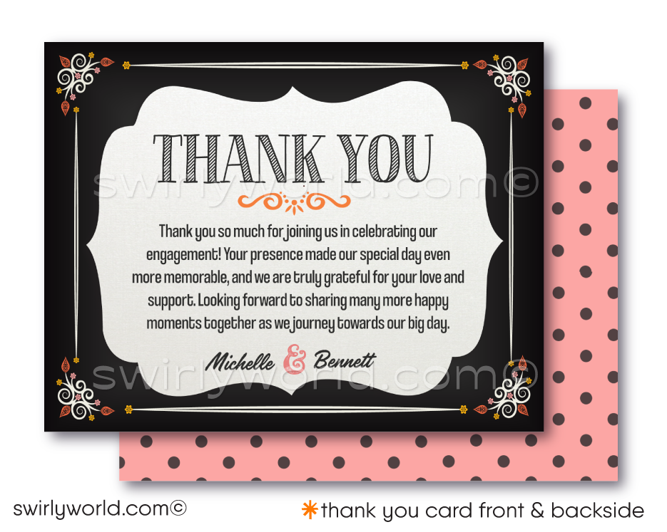 Vintage Cake "Love Birds" Romantic Engagement Party Invitation Set Digital Download