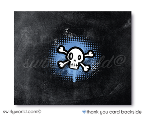 Lil' Rebel Rocker Punk Rock 1st Birthday Party Invitation Digital Design Download