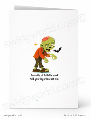 Still Kickin’ It Funny Zombie Happy Halloween Card
