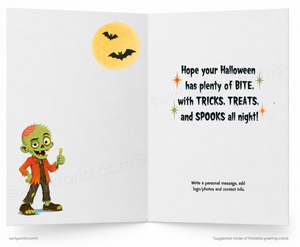 Still Kickin’ It Funny Zombie Happy Halloween Card