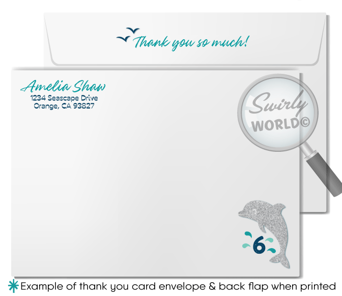 Dive into the wonders of the ocean with our "Under the Sea" Dolphin Swim Party Birthday Invitation Set! 🐬🌊 Featuring beautiful aqua blue, silver, and navy hues, this nautical-themed set includes invitations, thank you cards, and matching envelopes. Perfect for a dolphin-themed birthday celebration at the pool or aquarium!
