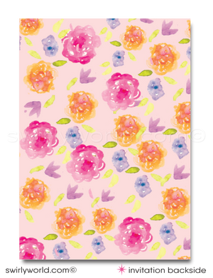 Vintage Floral Shabby Chic First Holy Communion Invitation and Thank You Card Set