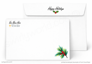 Mid Century Modern Christmas Vintage Holiday Cards – Atomic Starburst Design